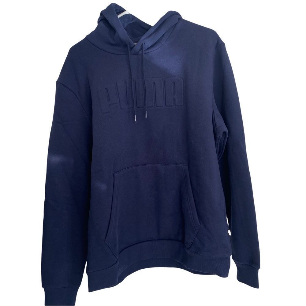Puma‎ Sweatshirt Men's L Navy Long Sleeve Hooded NWT